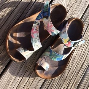 Birkenstock Tropical-print Sandals, Birki's